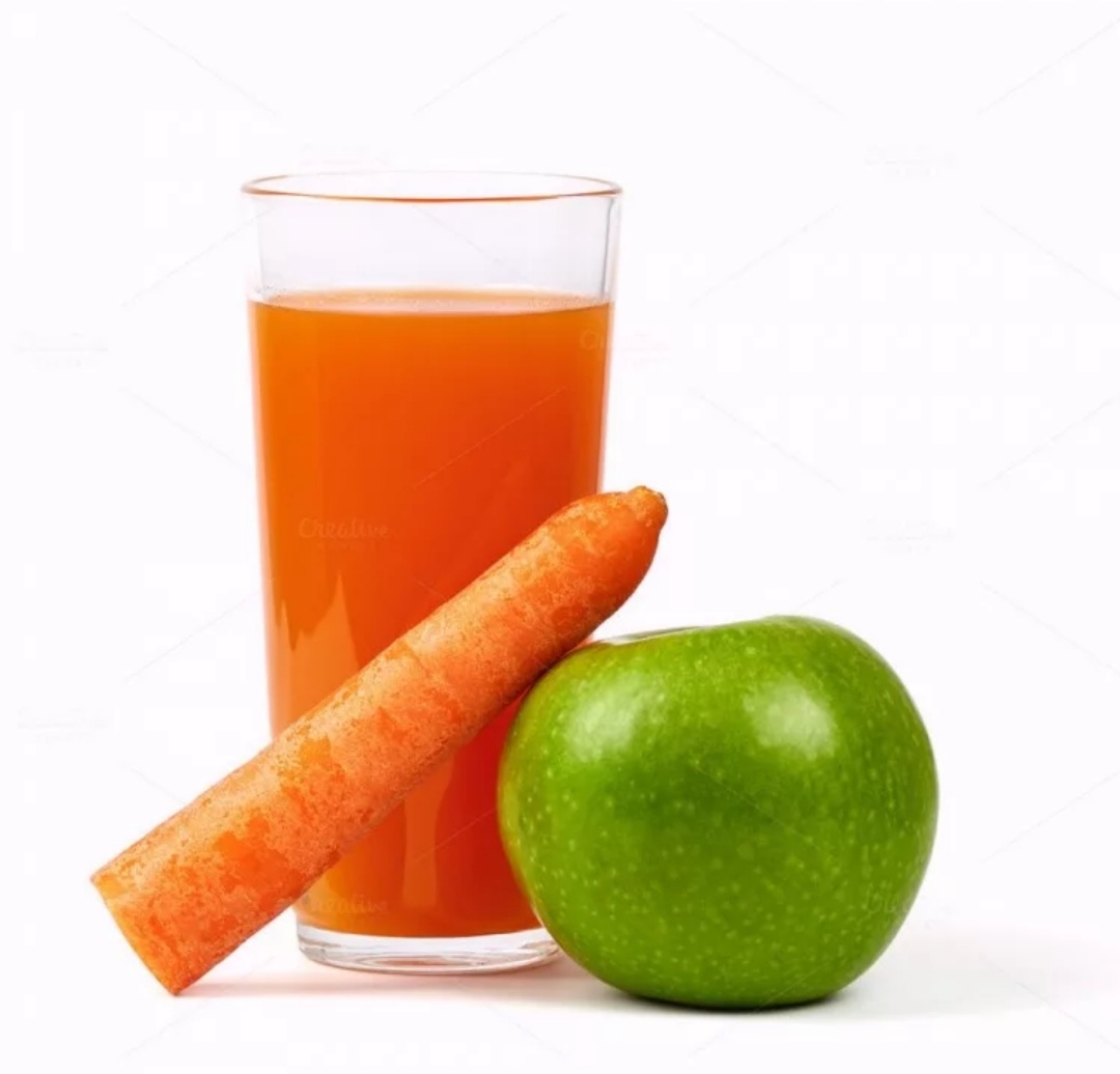 Морковно яблочный сок